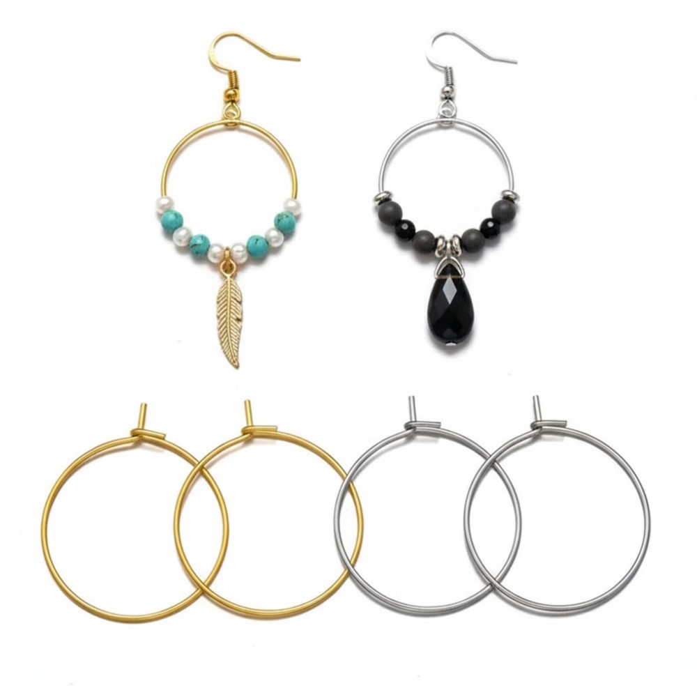 Jewelry Making Gold Wire - 50個入り 316ステンレス鋼 15 20 30 40mm