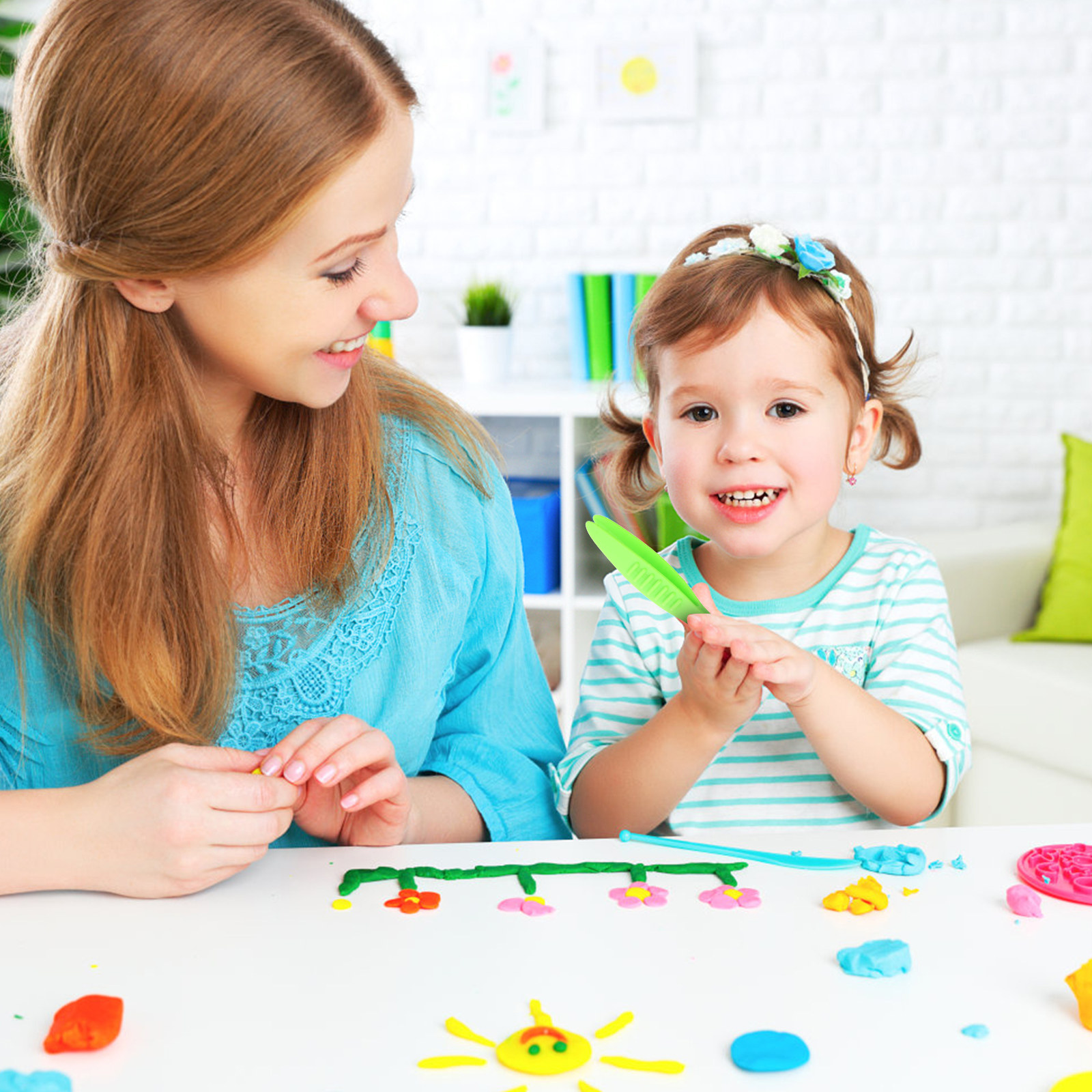 Jewelry Making Experience - 10個入り 子供に優しいプラスチック製ピンセット DIYジュエリー製作 ビーズ分類 科学実験 微細運動能力向上用