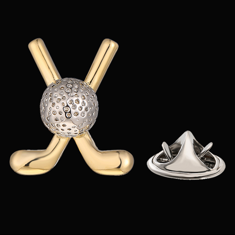 古典的な男性の女性のブローチハイエンドの襟ピンスポーツゴルフ - Eyepin Ball End のレビューと価格