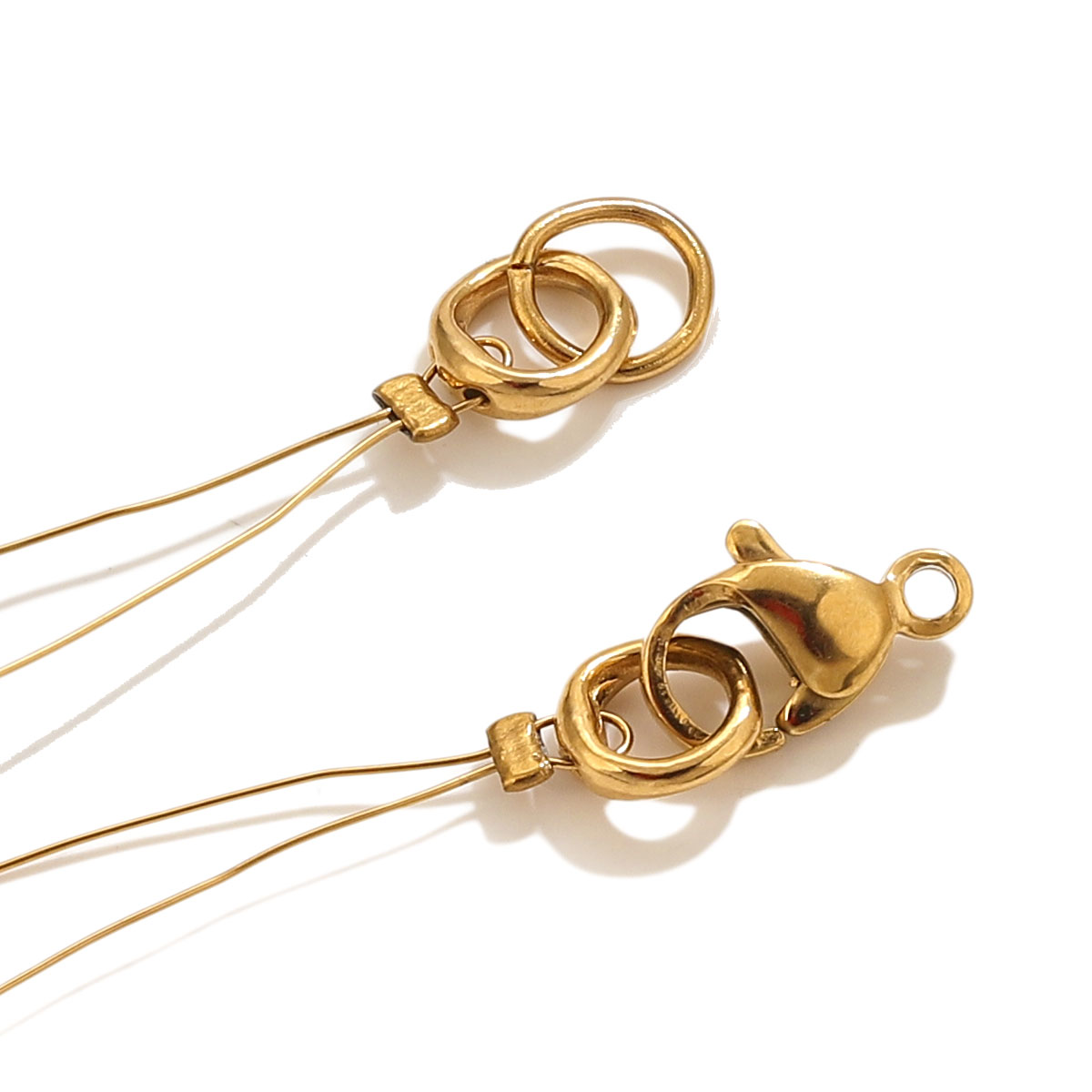 20個入り ステンレス製クラスプ エンドコネクター フック  - Jewelry Making With Beads のレビューと価格