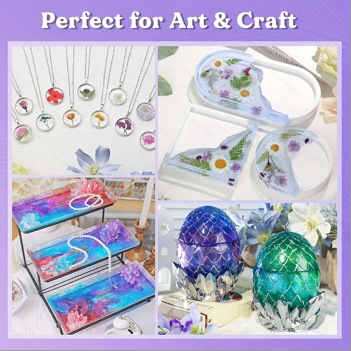 125ml/250ml クリスタルクリアキャスティングレジン - Resin Mold Jewelry のレビューと価格