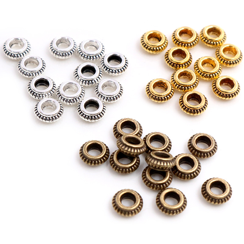 50 ピース/ロットアンティークゴールドシルバーメッキボール - Eyepin Ball End のレビューと価格