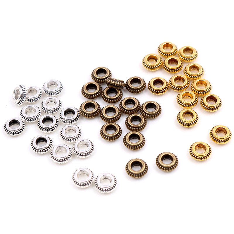 50 ピース/ロットアンティークゴールドシルバーメッキボール - Eyepin Ball End のレビューと価格