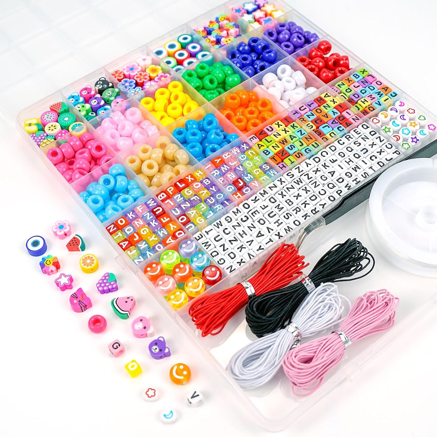 Dowsabelブレスレット作成キット、ポニーポリマークレイ - Jewelry Making Kit For Beginners のレビューと価格