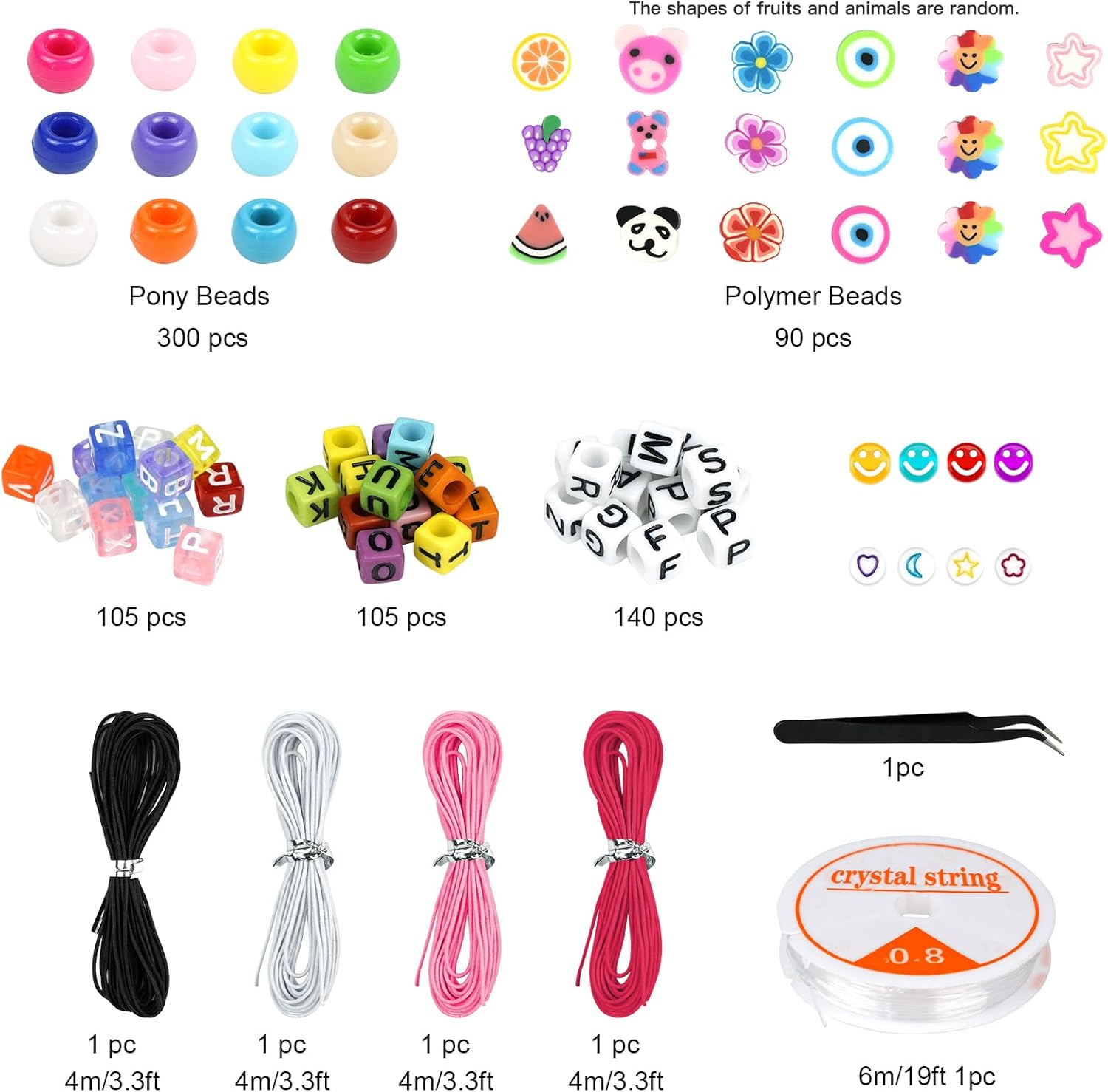 Dowsabelブレスレット作成キット、ポニーポリマークレイ - Jewelry Making Kit For Beginners のレビューと価格