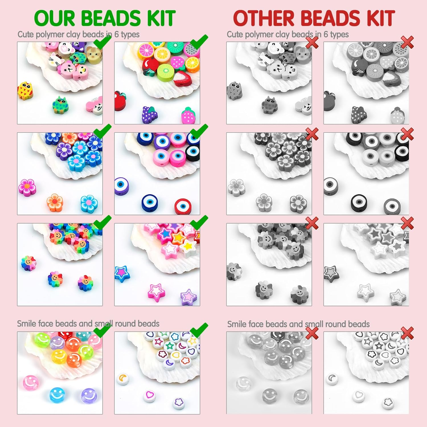 Dowsabelブレスレット作成キット、ポニーポリマークレイ - Jewelry Making Kit For Beginners のレビューと価格