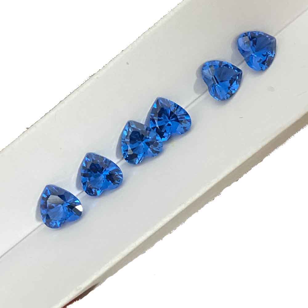 メイシディアン合成スピネル ハート型 3x3mmから12x1 - Jewelry Making In London のレビューと価格