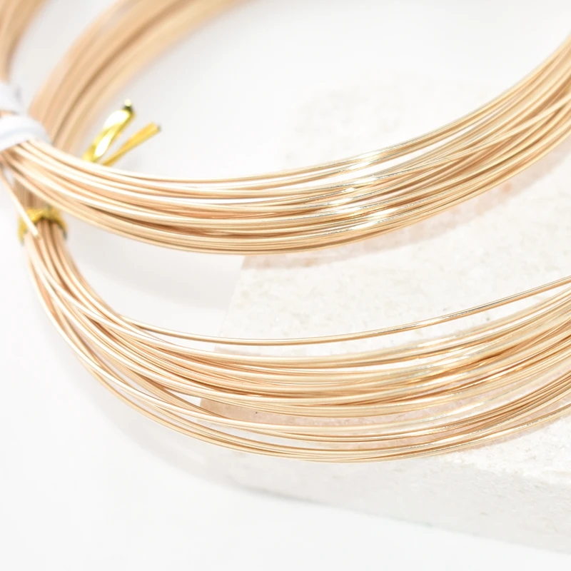 14K ゴールドフィルラウンド 1 メートルハーフハード/デ - Jewelry Making Gold Wire のレビューと価格