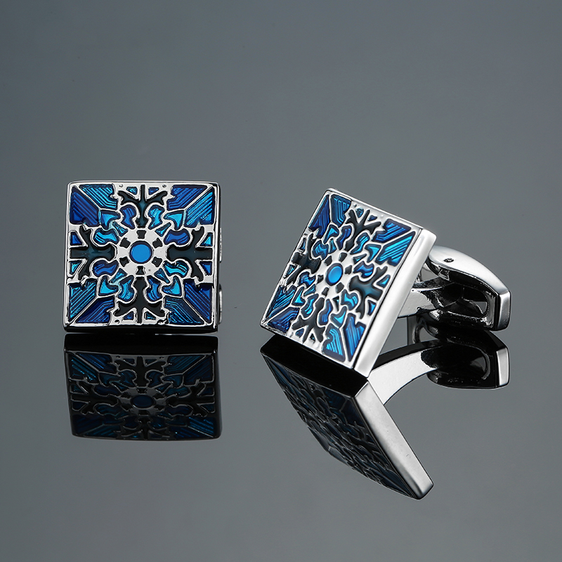 クラシックメンズフレンチシャツカフスハイエンドスクエアレトロ - Jewelry Making Business のレビューと価格
