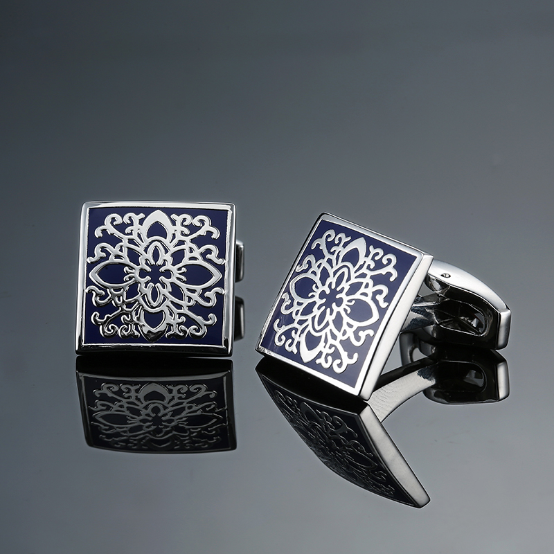 クラシックメンズフレンチシャツカフスハイエンドスクエアレトロ - Jewelry Making Business のレビューと価格