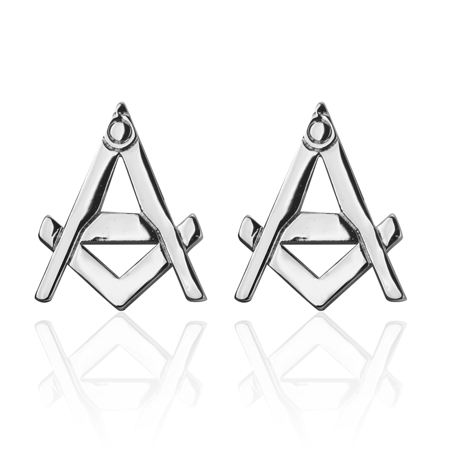 高品質メンズフレンチシャツメタルクロスフリーメイソン袖口ボタ - Jewelry Making Business のレビューと価格