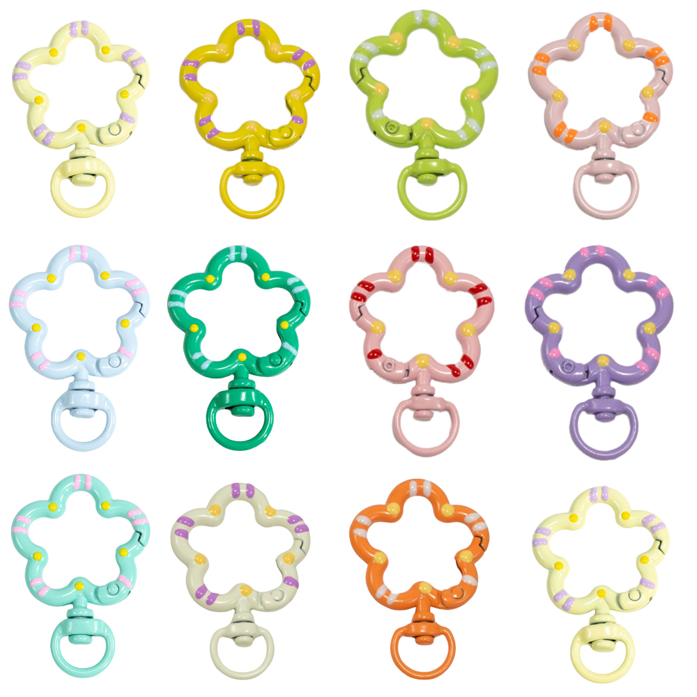 5 個フラワーメタルロブスター爪クラスプスイベルストラップト - Jewelry Making Kit For Beginners のレビューと価格