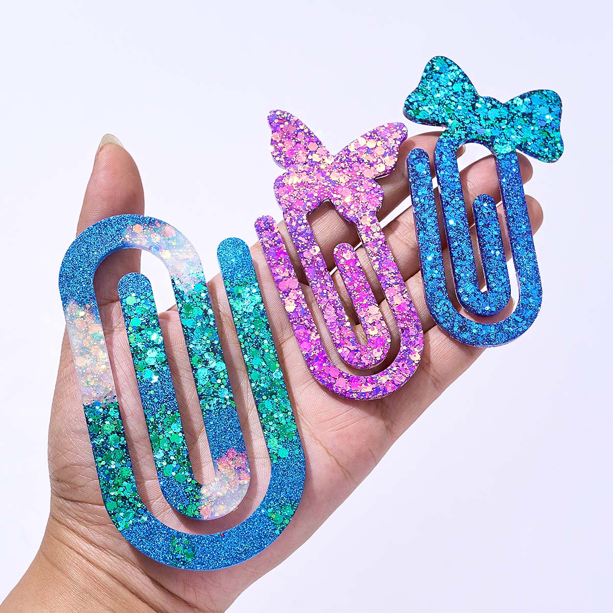 クリスタルエポキシ樹脂モールド DIY ペーパークリップホル - Resin Mold Jewelry のレビューと価格