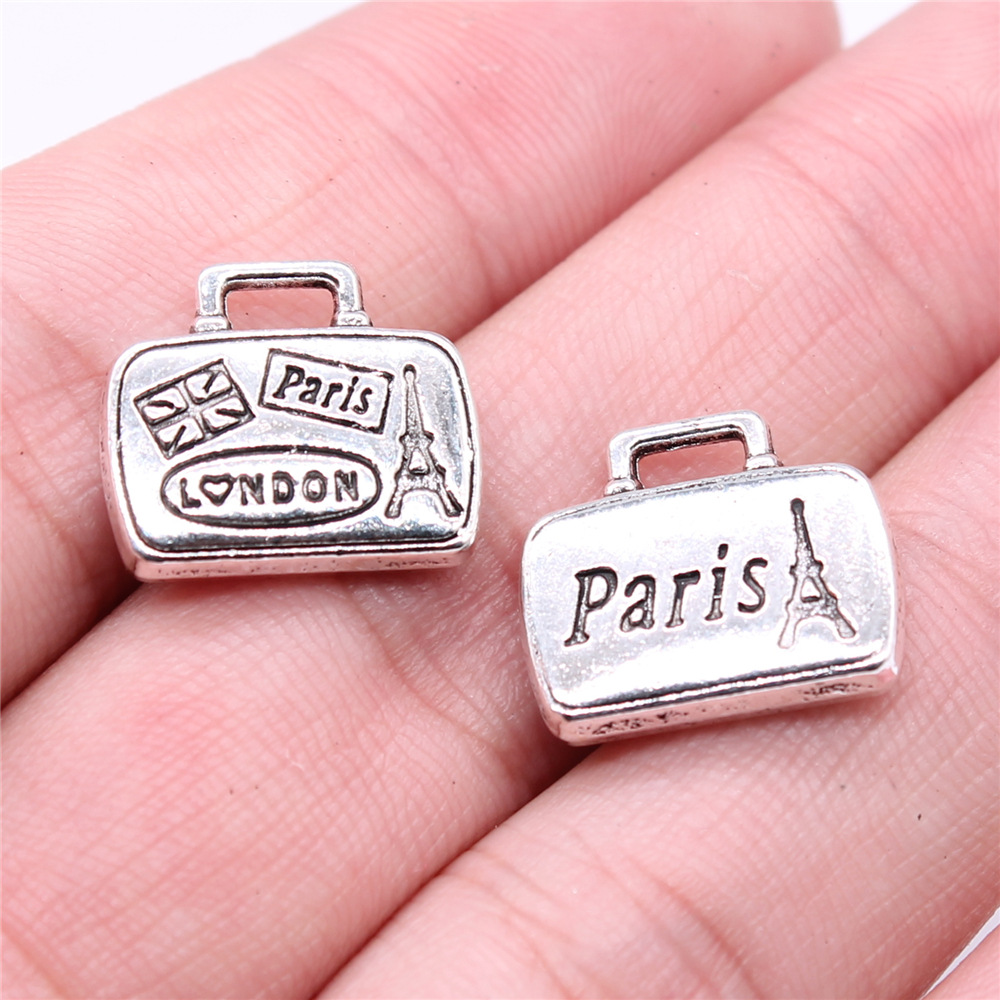 Wysiwyg-ラゲッジバッグチャームペンダント、アンティー - Jewelry Making In London のレビューと価格