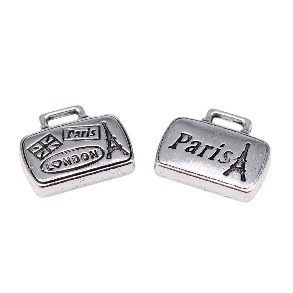 Wysiwyg-ラゲッジバッグチャームペンダント、アンティー - Jewelry Making In London のレビューと価格