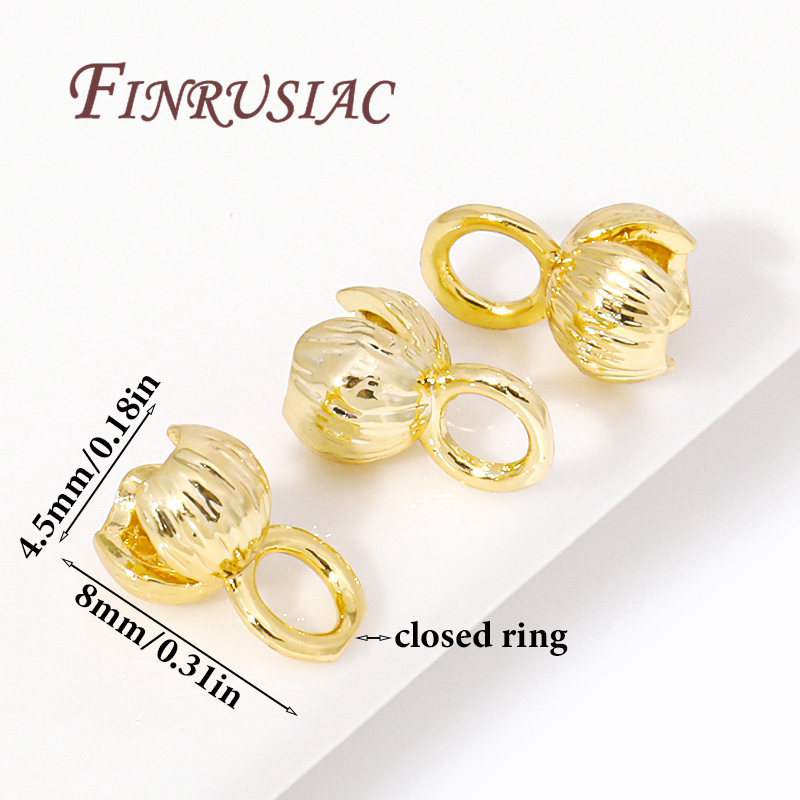 18K ゴールドメッキコードエンドクラムシェルビーズチップボ - Eyepin Ball End のレビューと価格
