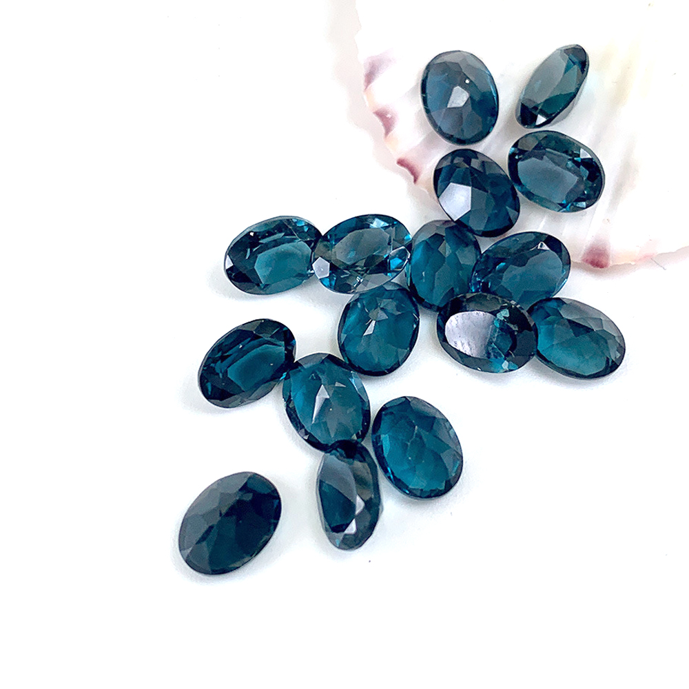 20個 10個 ロンドンブルートパーズ オーバル 6x8-7 - Jewelry Making In London のレビューと価格