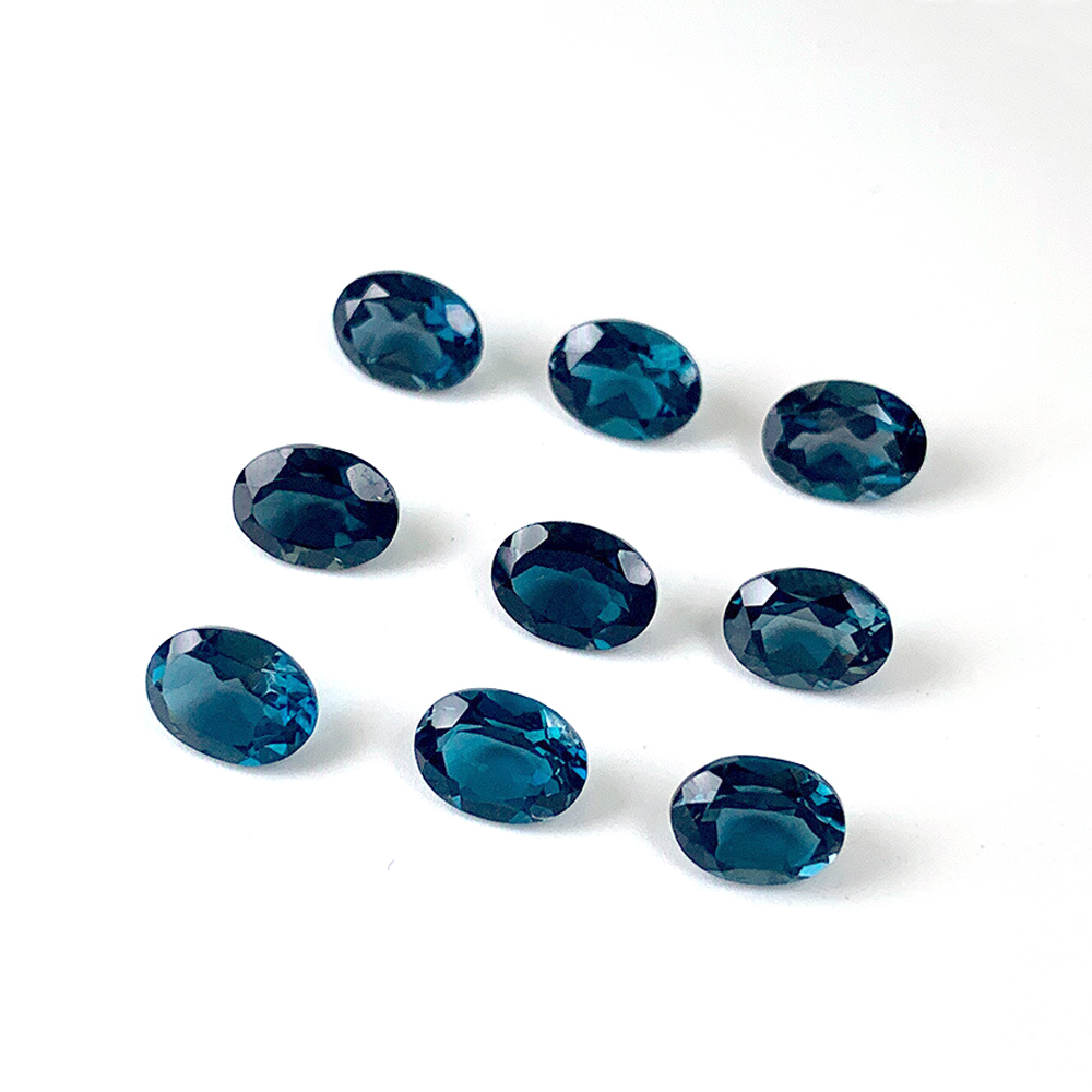 20個 10個 ロンドンブルートパーズ オーバル 6x8-7 - Jewelry Making In London のレビューと価格