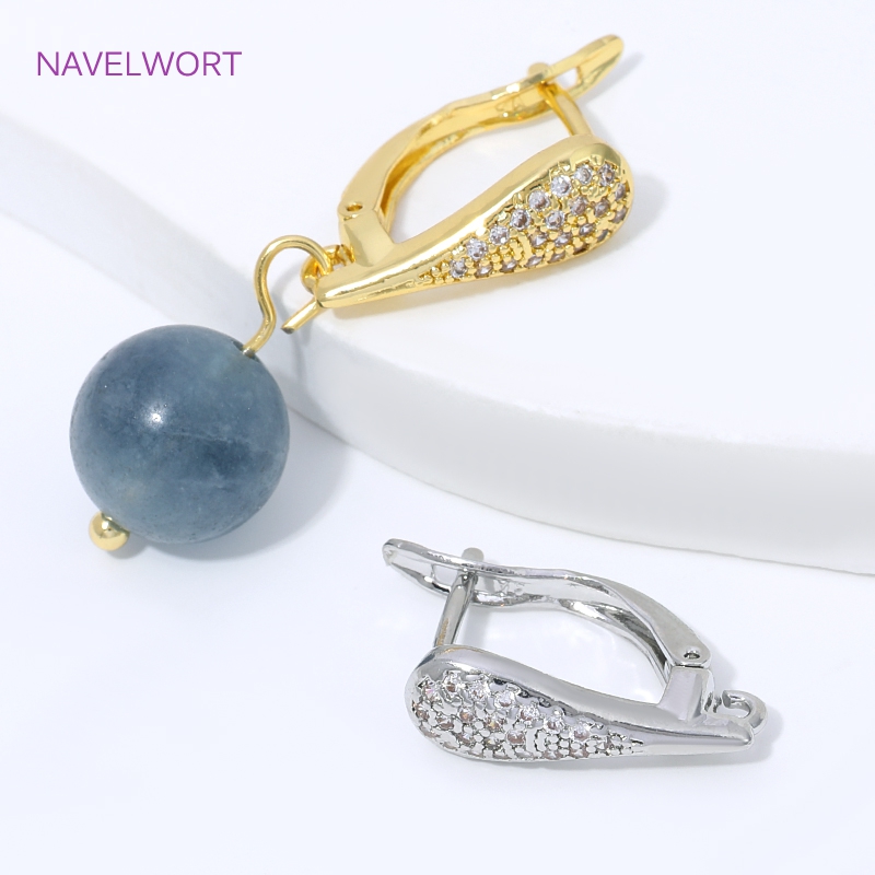 18K金メッキ扇形フラワーイヤワイヤーイヤリング金具、真鍮製 - Jewelry Making Pins のレビューと価格