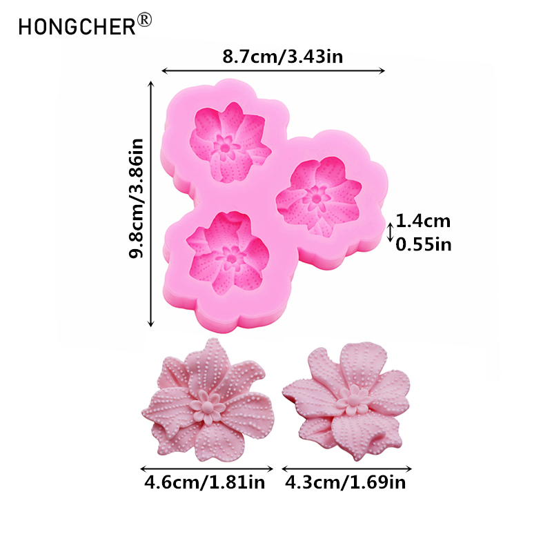 水玉模様の花柄ローズシリコンモールド、携帯電話ケース、樹脂ジ - Resin Mold Jewelry のレビューと価格