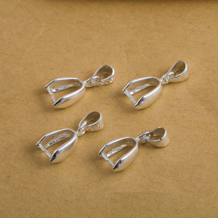 10 個 925 スターリングシルバーメッキ銅ペンダントピン - Jewelry Making Pins のレビューと価格
