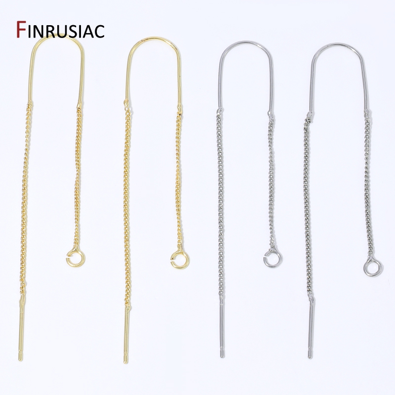 18K金メッキ真鍮ロングタッセルチェーンドロップステッカーダ - Jewelry Making Gold Wire のレビューと価格