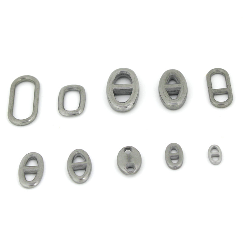 10 個のステンレス鋼の二重穴楕円形コネクタチャームジュエリ - Jewelry Making Pins のレビューと価格
