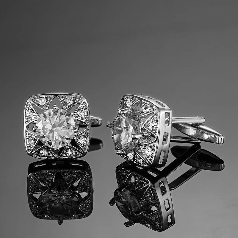 高品質メンズフレンチシャツカフス高級スクエアブルーレッドクリ - Jewelry Making Business のレビューと価格