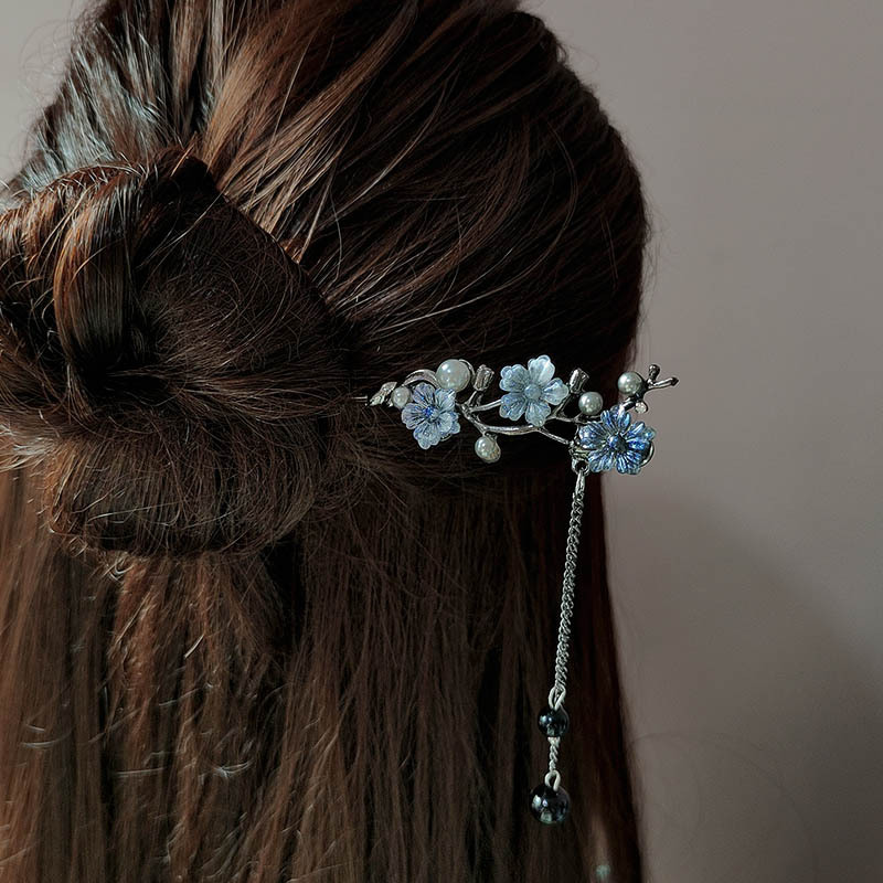クラシックヘアスティック箸インクカラーフラワーメタルフリンジ - Jewelry Making With Beads のレビューと価格