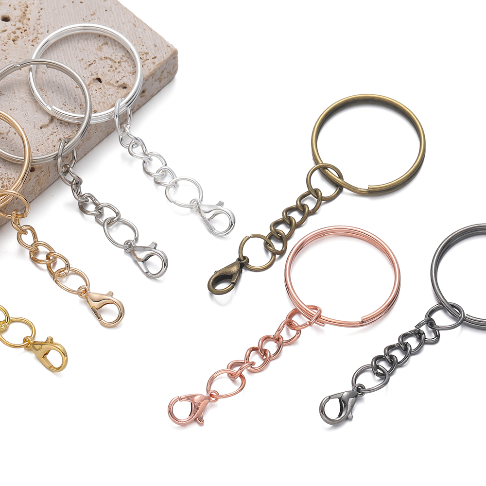 10個/ロット 25mm スクリューアイピン キーチェーン  - Jewelry Making Kit For Beginners のレビューと価格