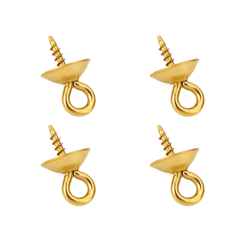 20個入り ステンレス製 パールペンダントフック コネクター - Jewelry Making Pins のレビューと価格