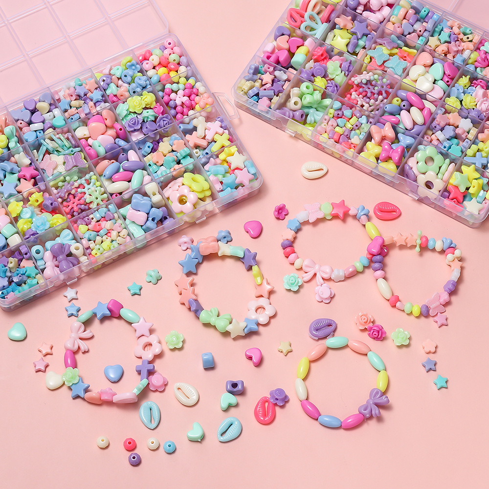 1箱 カラフルアクリルポニービーズ スクエアレタークレイスペ - Jewelry Making Kit For Beginners のレビューと価格