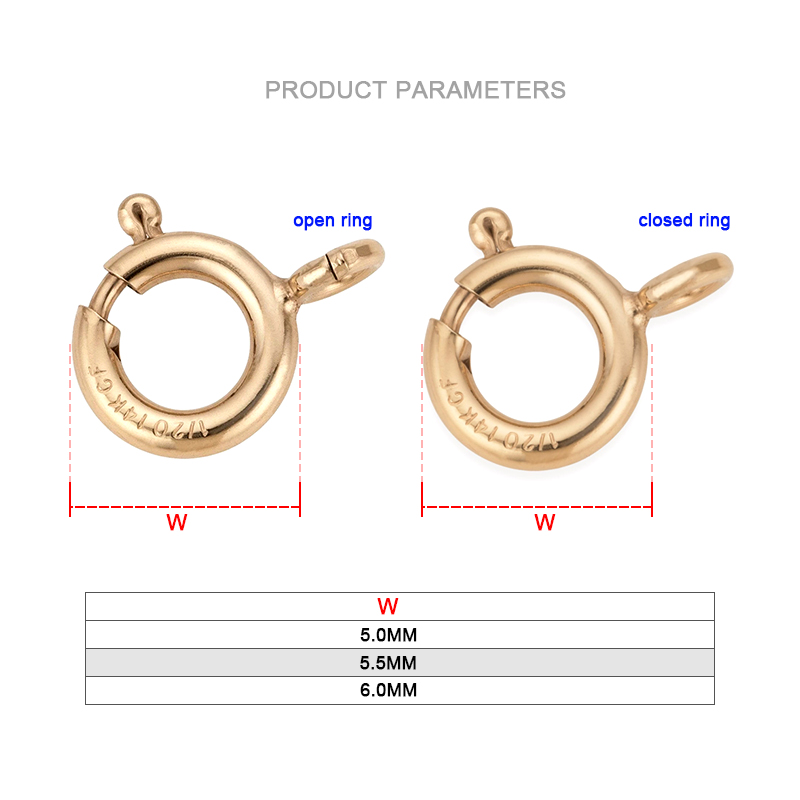 14K金張りスプリングリングクラスプフック、ブレスレットネッ - Jewelry Making Kit For Beginners のレビューと価格