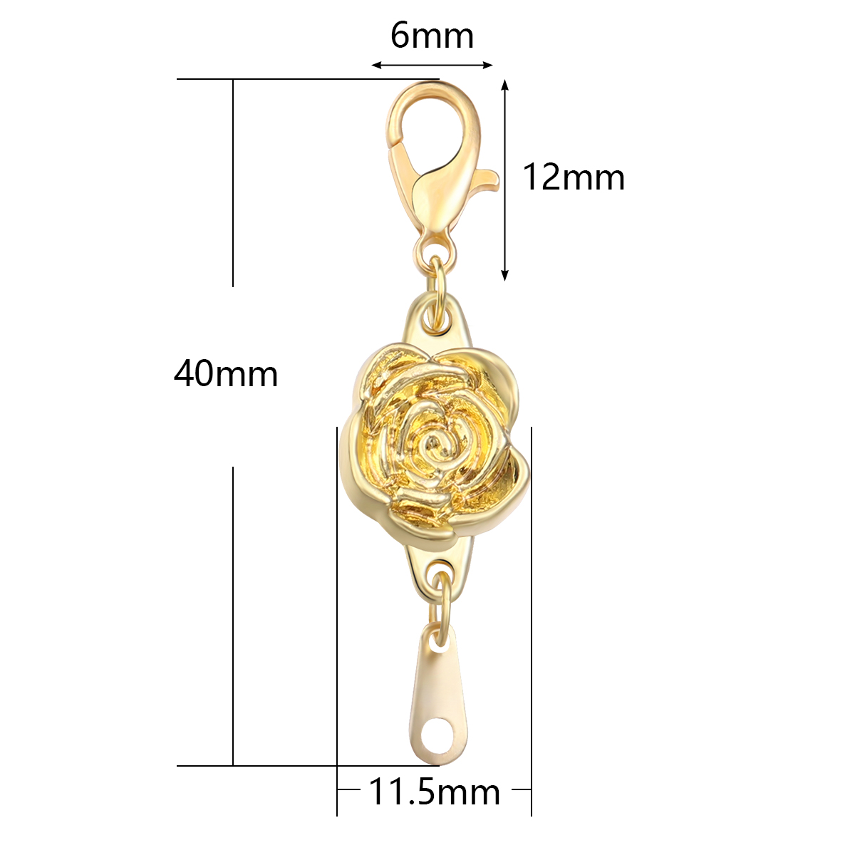 5個/ロット 強力磁気クラスプ 合金ローズエクステンダー ク - Jewelry Making Pins のレビューと価格