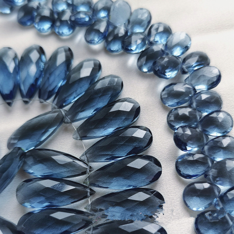 2 個ルースビーズロンドンブルーカラーカッパーストーンドロッ - Jewelry Making In London のレビューと価格