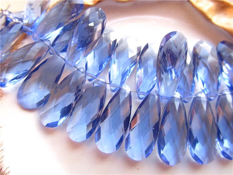 2 個ルースビーズロンドンブルーカラーカッパーストーンドロッ - Jewelry Making In London のレビューと価格